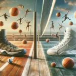 can you use basketball shoes for volleyball symbolish battle on court