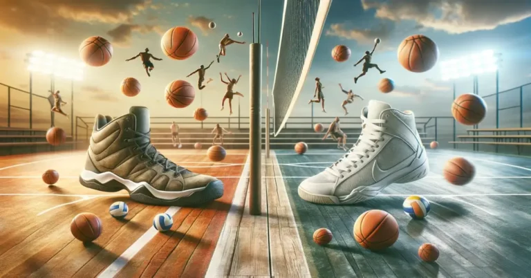 can you use basketball shoes for volleyball symbolish battle on court