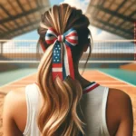 volleyball hair ribbons feature