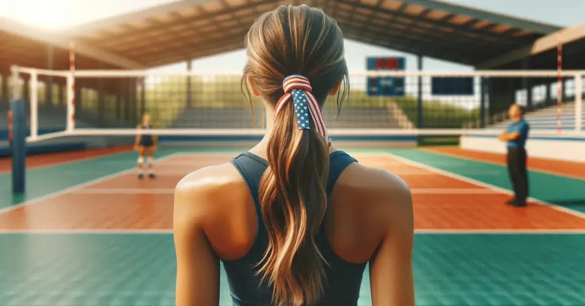 volleyball hair ties