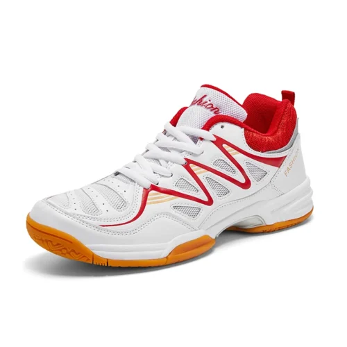Red and White Volleyball Shoes