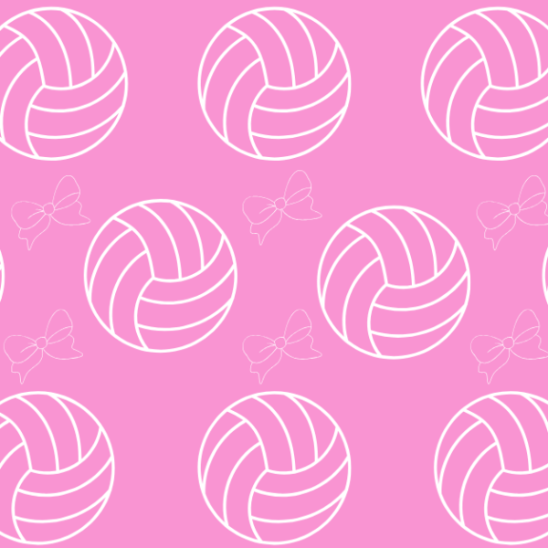 Latest Articles 4 cute volleyball wallaper with pink background and volleyballs and bows